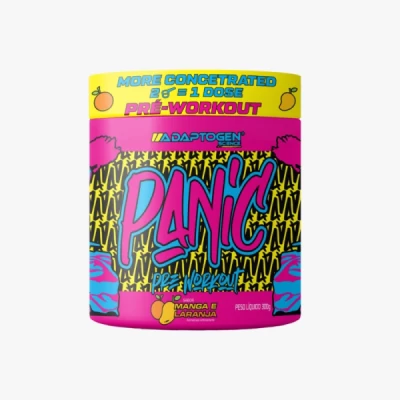 PANIC PRE WORKOUT MANGA E LARANJA 300G ADAPTOGEN