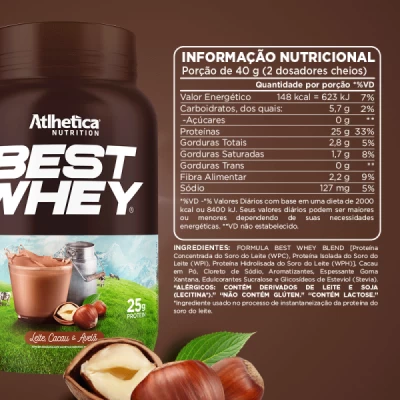 BEST WHEY LEITE CACAU E AVELA 