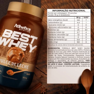 BEST WHEY 900G DOCE DE LEITE 