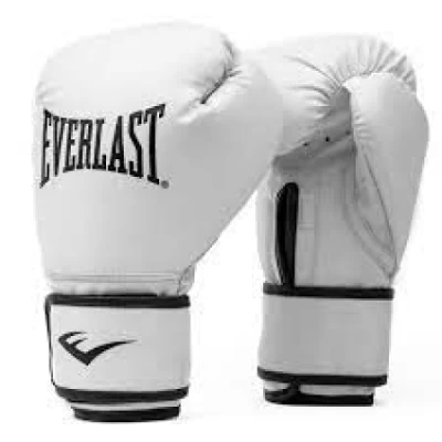 LUVA DE BOXE EVERLAST BRANCA ELITE 12OZ 