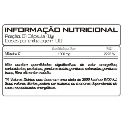 VITAMINA C 1000MG 100 CAPS MD 