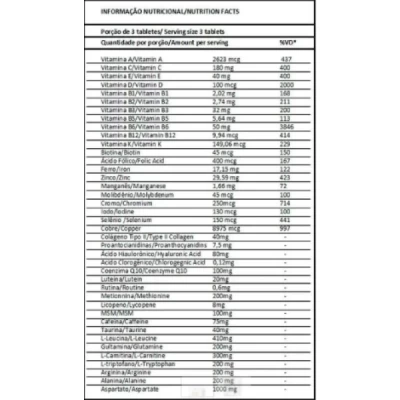 MULTIVITAMINICO UNDER DAILY DYNASTY 90 TABLETES