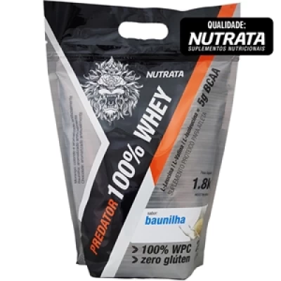 PREDATOR 100% NUTRATA  1,8KG BAUNILHA 