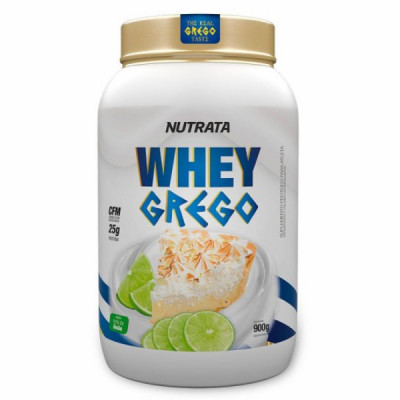 WHEY GREGO 900G NUTRATA TORTA DE LIMÃO