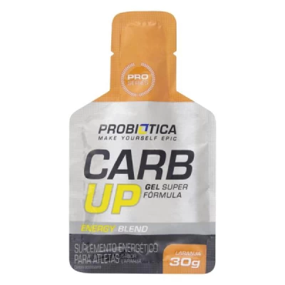 CARB UP GEL SUPER FORMULA PROBIOTICA LARANJA