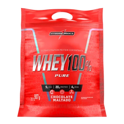 REFIL WHEY 100% CHOCOLATE MALTADO INTEGRAL MEDICA