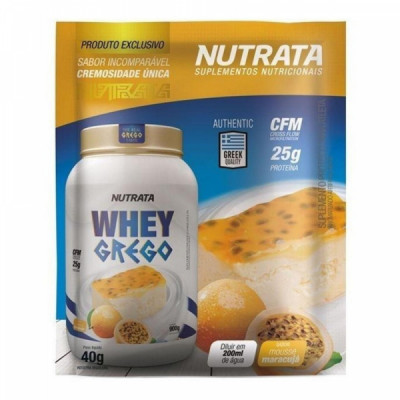 WHEY GREGO SACHÊ MOUSSE DE MARACUJÁ 