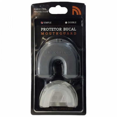 PROTETOR BUCAL SIMPLES COR NATURAL COM ESTOJO PROTTECTOR