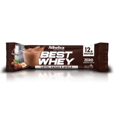 BEST WHEY BAR 12G PROTEIN LEITE, CACAU E AVELA 