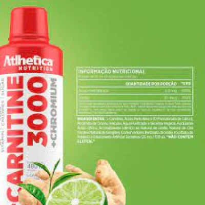 L CARNITINA 3000 ATLHETICA 960ML LIMÃO 