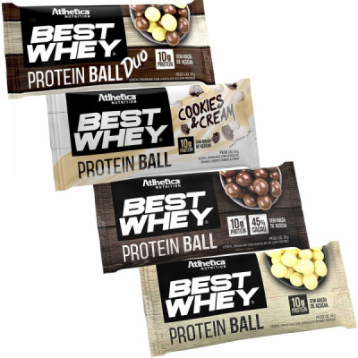 BEST WHEY PROTEIN BALL CHOCOLATE PRETO 50GR