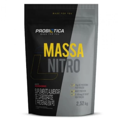 MASSA NITRO MORANGO PROBIOTICA