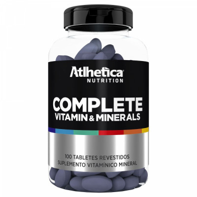 COMPLETE VITAMIN E MINERALS ATLHETICA 100 TABLETES 