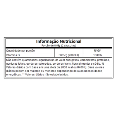  ELEMENTS OF LIFE VIT D 2000UI (60 CAPSULAS)