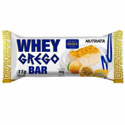 WHEY GREGO BAR MOUSSE DE MARACUJÁ 