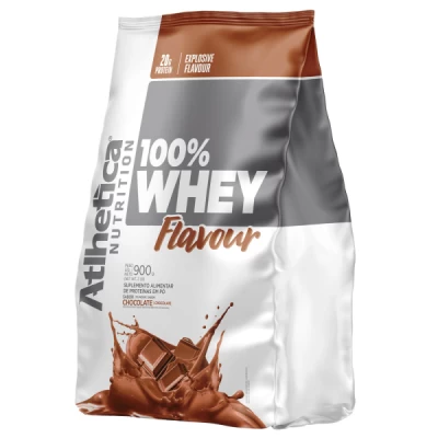 100% WHEY FLAVOUR CHOCOLATE REFIL ATLHETICA 900G 