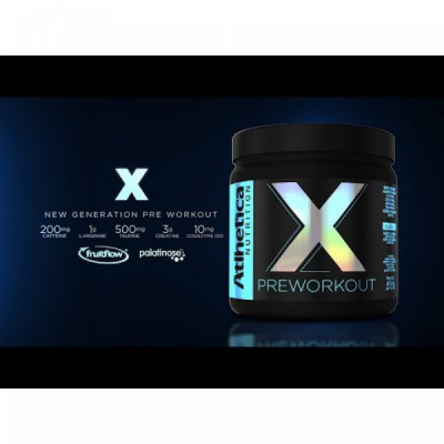 X PRE WORKOUT 450G ATLHETICA BLUE ICE 