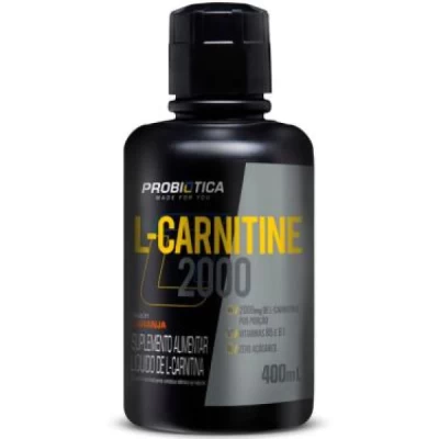 L CARNITINA 400ML LARANJA PROBIOTICA 