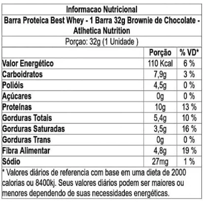 BARRA BEST WHEY BROWNIE  