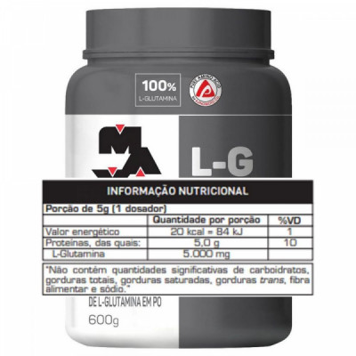 L-G GLUTAMINA 600G MAX 