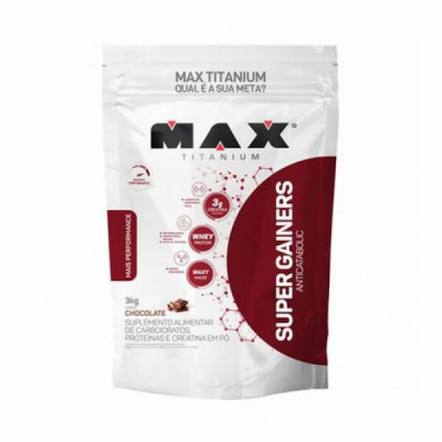 SUPER GAINERS 3KG CHOCOLATE MAX TITANIUM