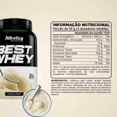 BEST WHEY 900G VANILLA CREAM 