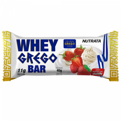 WHEY GREGO BAR MORANGO COM CHANTILLY 