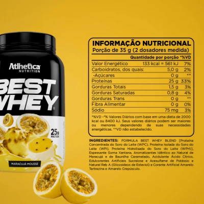 BEST WHEY 900G MARACUJÁ MOUSSE 