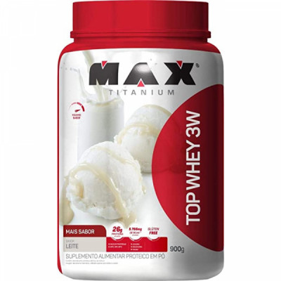 TOP WHEY 3W + SABOR 900G 