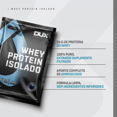 SACHE WHEY PROTEIN ISOLADO DUX BAUNILHA