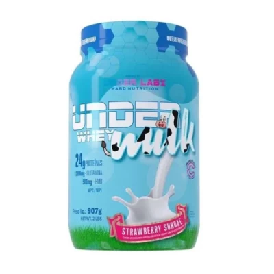 UNDER MILK WHEY 907G STRAWBERRY SUNDAE 