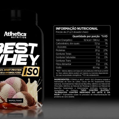 BEST WHEY ISO 900G NAPOLITANO