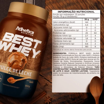 BEST WHEY 900G DOCE DE LEITE