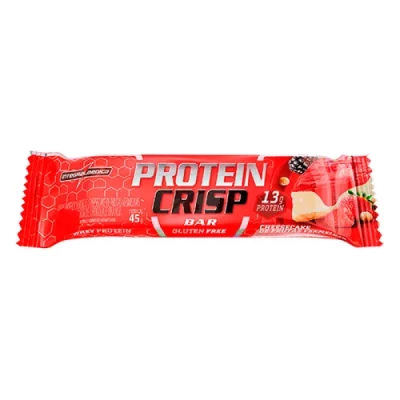 CRISP PROTEIN BAR 45G CHEESECAKE DE FRUTAS VERMELHAS