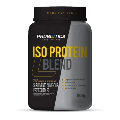 ISO PROTEIN BLEND 900G COOKIES E CREAM PROBIOTICA