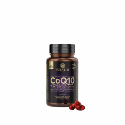 COQ10 + OMEGA 3TG + NATURAL VITAMIN E POTE 60 CAPS ESSENTIAL