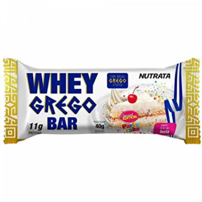 WHEY GREGO BAR BOLO DE FESTA 